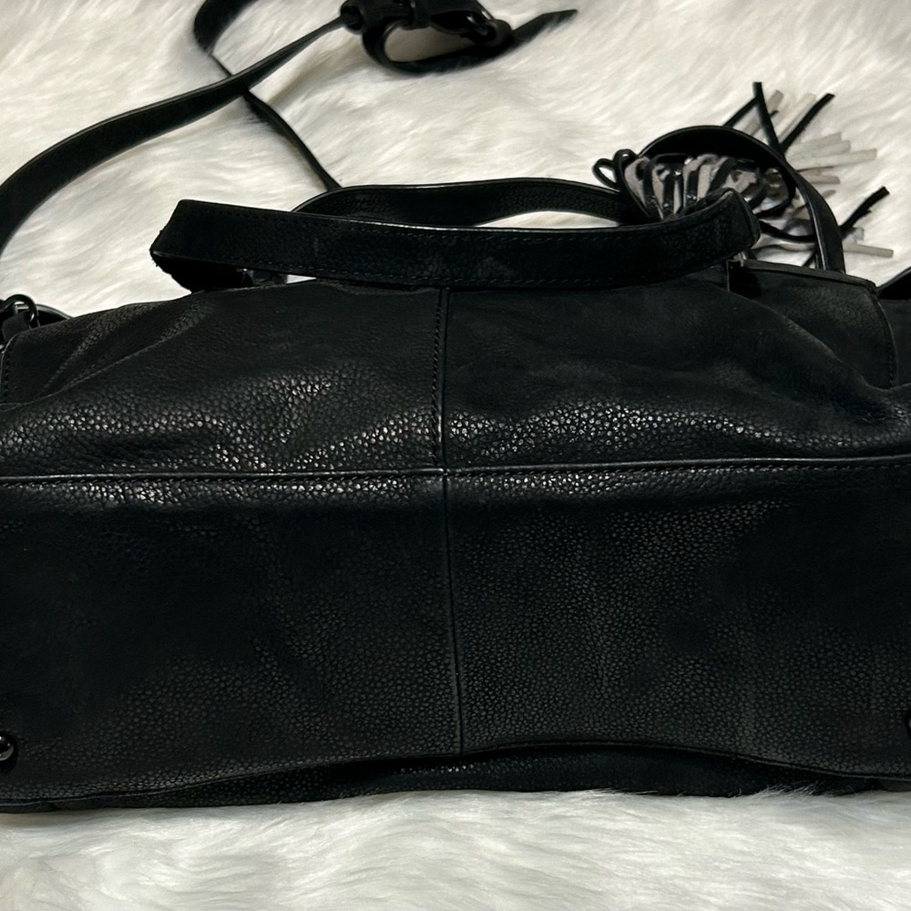 Dolce Vita Collection Elegant Black Leather Tote Bag - Picture 6 of 11